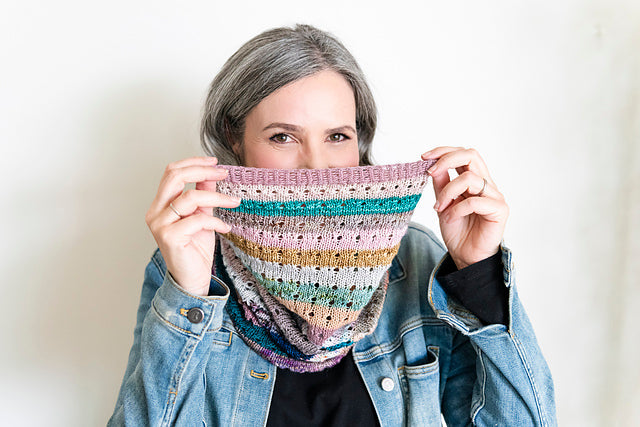 Simply Scrappy Cowl by Helen Stewart