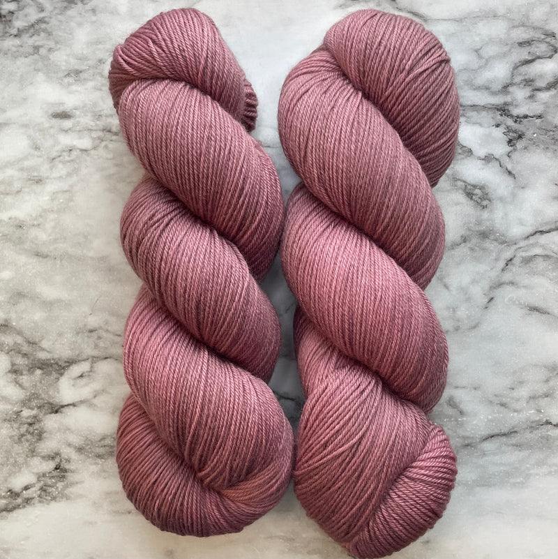 Plum Mauve OOAK on Aussie Extra Fine Fingering