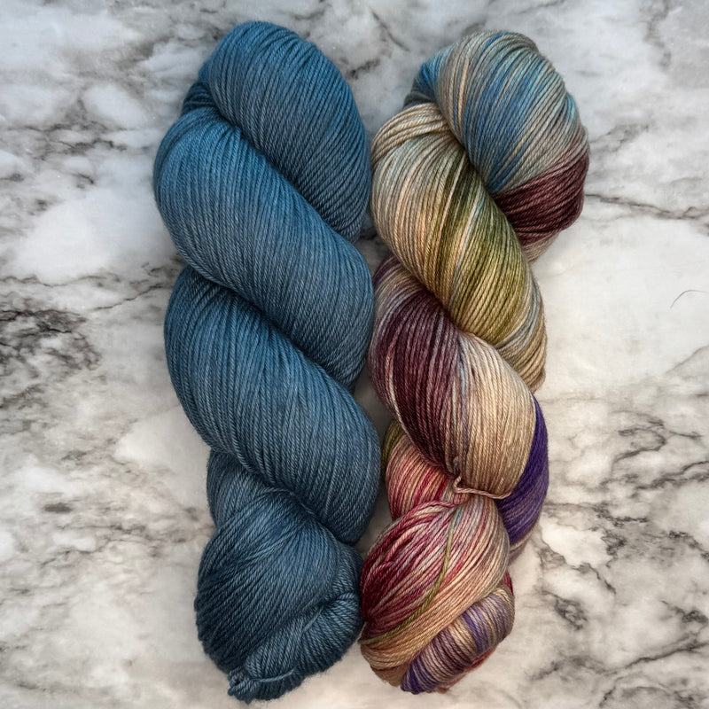 Language of Flowers & Union Blue, Aussie Extra Fine Fingering