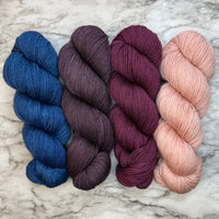 Believe: An MKAL the Lasso Way by Lyrical Knits “Sam & Rebecca” Set on Aussie Extra Fine Fingering + 1 Themed Stitch Marker *Pattern NOT Included* All preorders will ship out February 17th