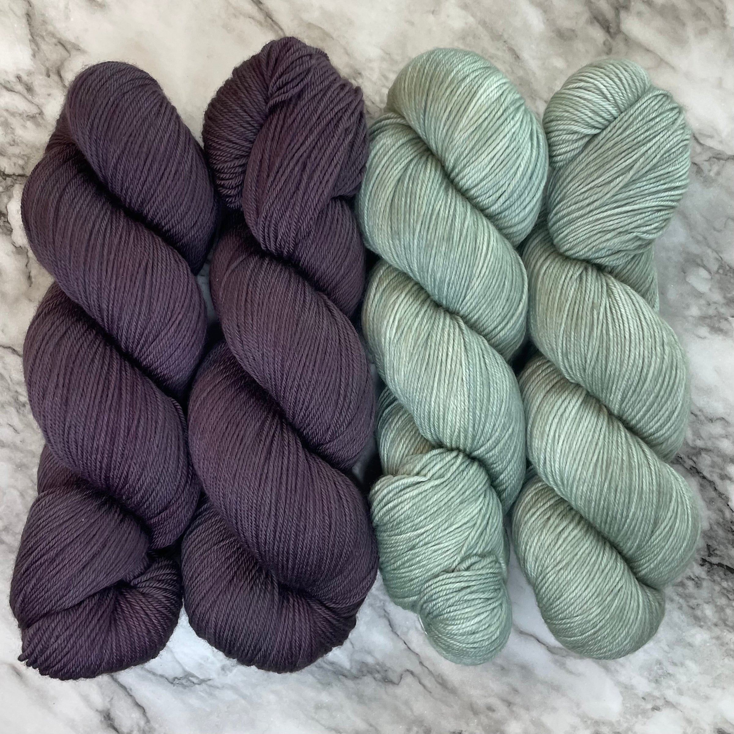 MKAL Go Go Dynamo! (by Stephen West) Aubergine & Herbes de Provence *PATTERN IS NOT INCLUDED*