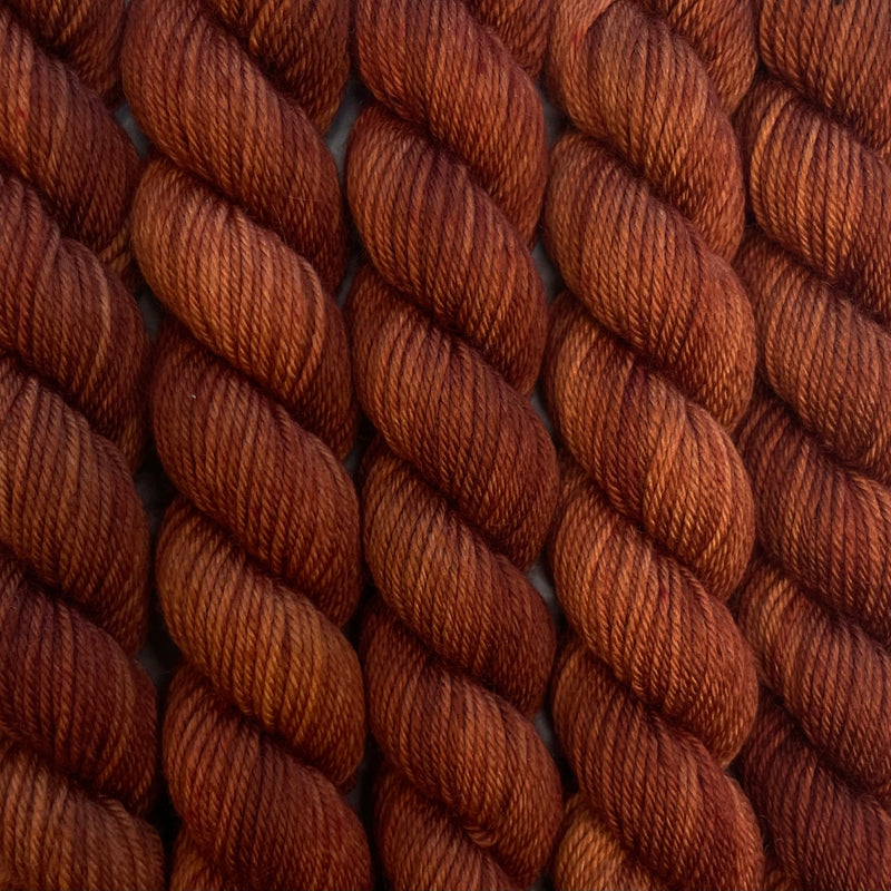 Auburn, 20 gram Mini Skein in Aussie Extra Fine Sock with Nylon