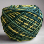 Chartreuse Teal Green Ombré, 20 gram Mini Skein, Aussie Extra Fine Sock with Nylon