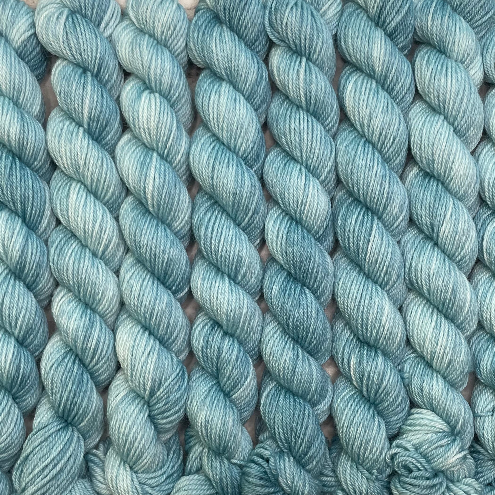 Prairie Sky, 20 gram Mini Skein in Aussie Extra Fine Sock with Nylon