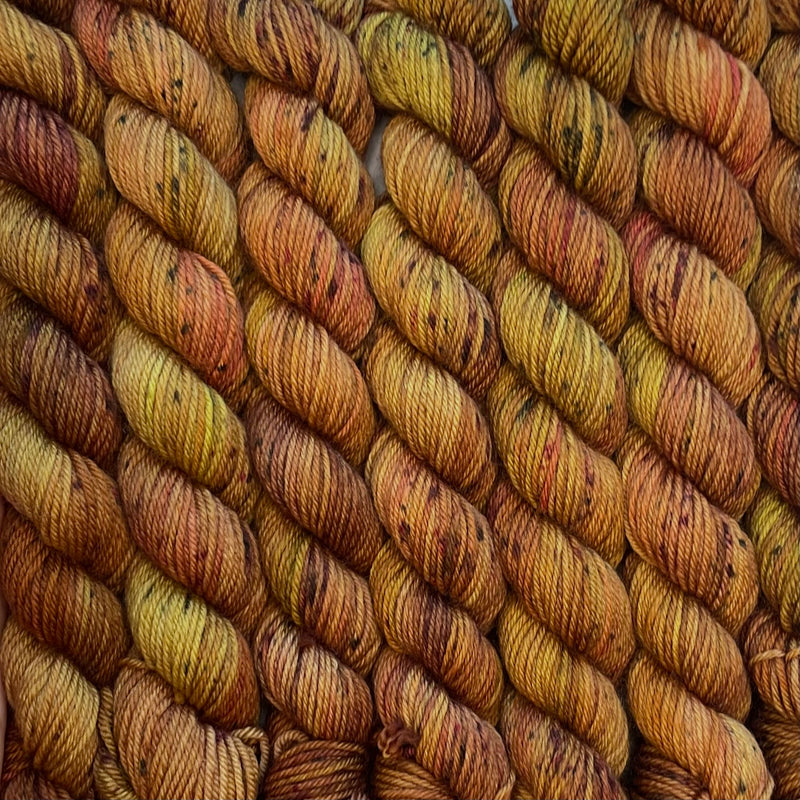 Autumn Sunset, 20 gram Mini Skein, Aussie Extra Fine Sock with Nylon