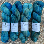 Deep Sea, Merino Linen Fingering Weight