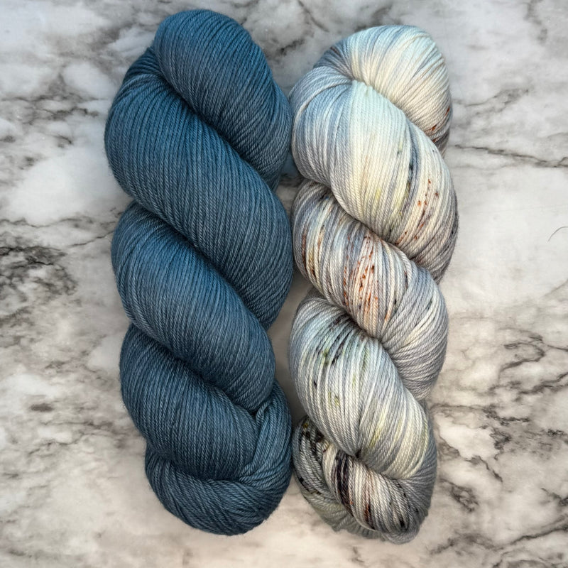 Pompeii & Union Blue, Aussie Extra Fine Fingering