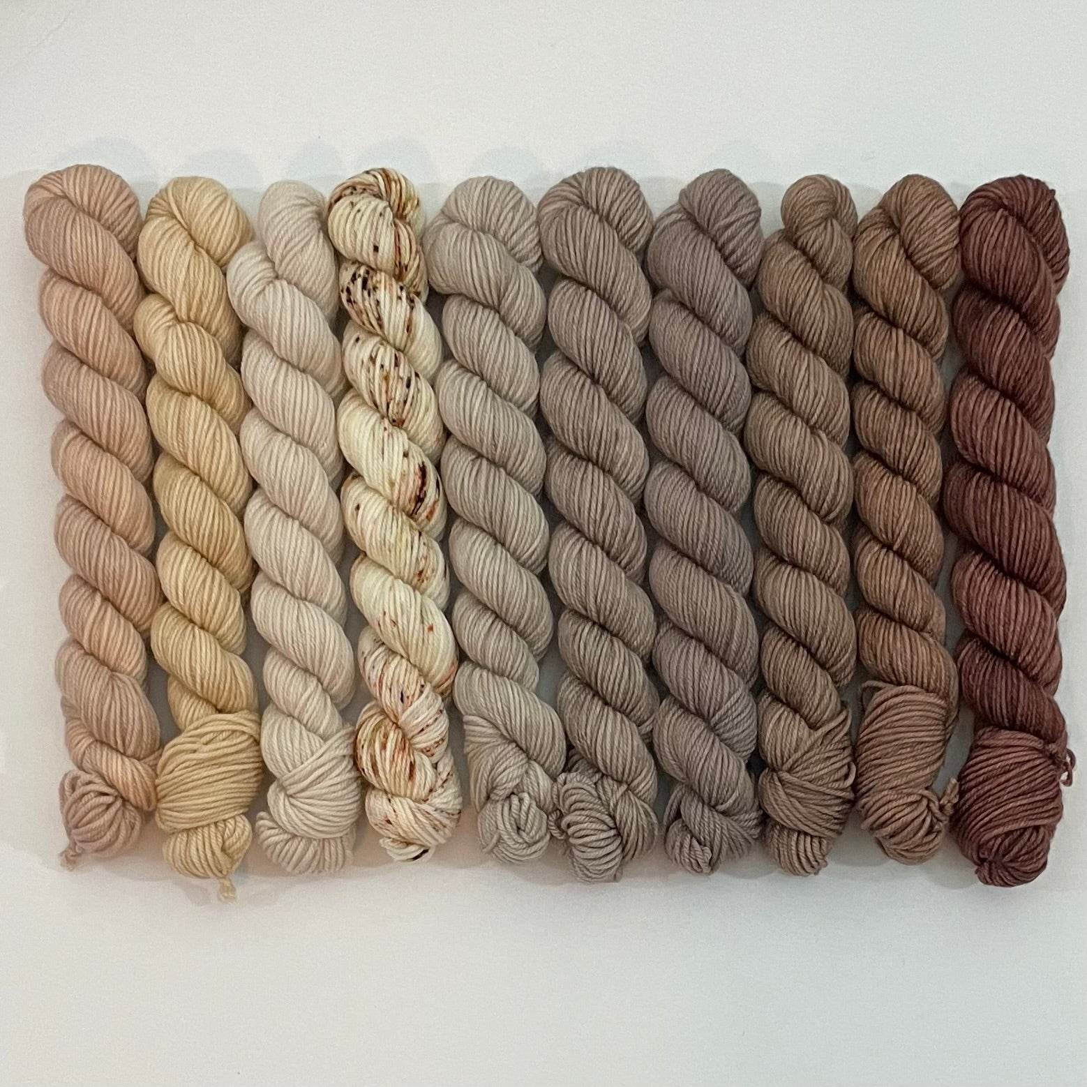 Ten Skein Mini Set 2465 + Stitch Marker, Aussie Extra Fine Sock with Nylon