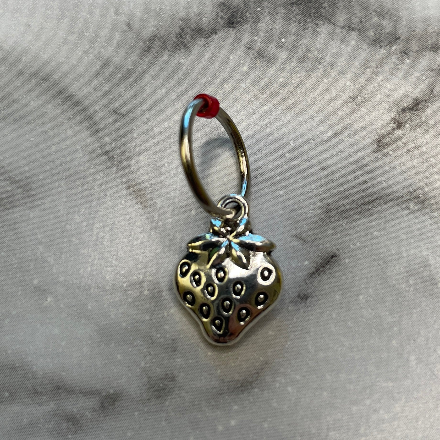 Strawberry Stitch Marker