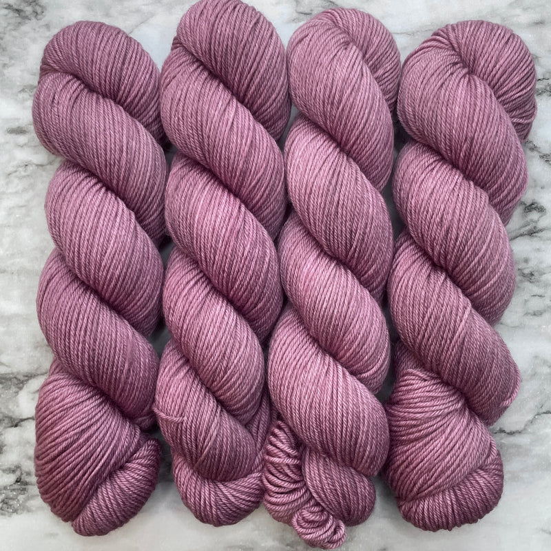 Dusty Mauve, Aussie Extra Fine Sock with Nylon 50 (1/2 skein, 50 grams)