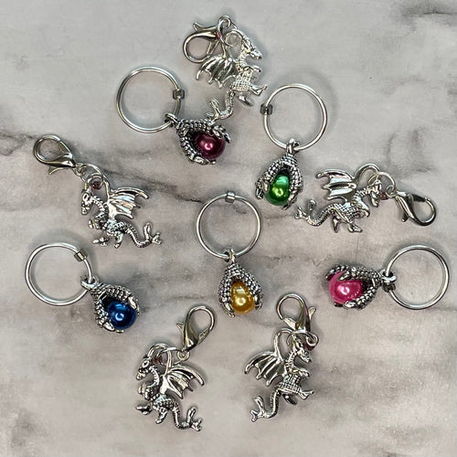 Stitch Marker & Dragon Progress Keeper multiple colors
