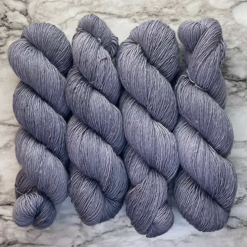 Lavender Blue, Merino Linen Fingering Weight