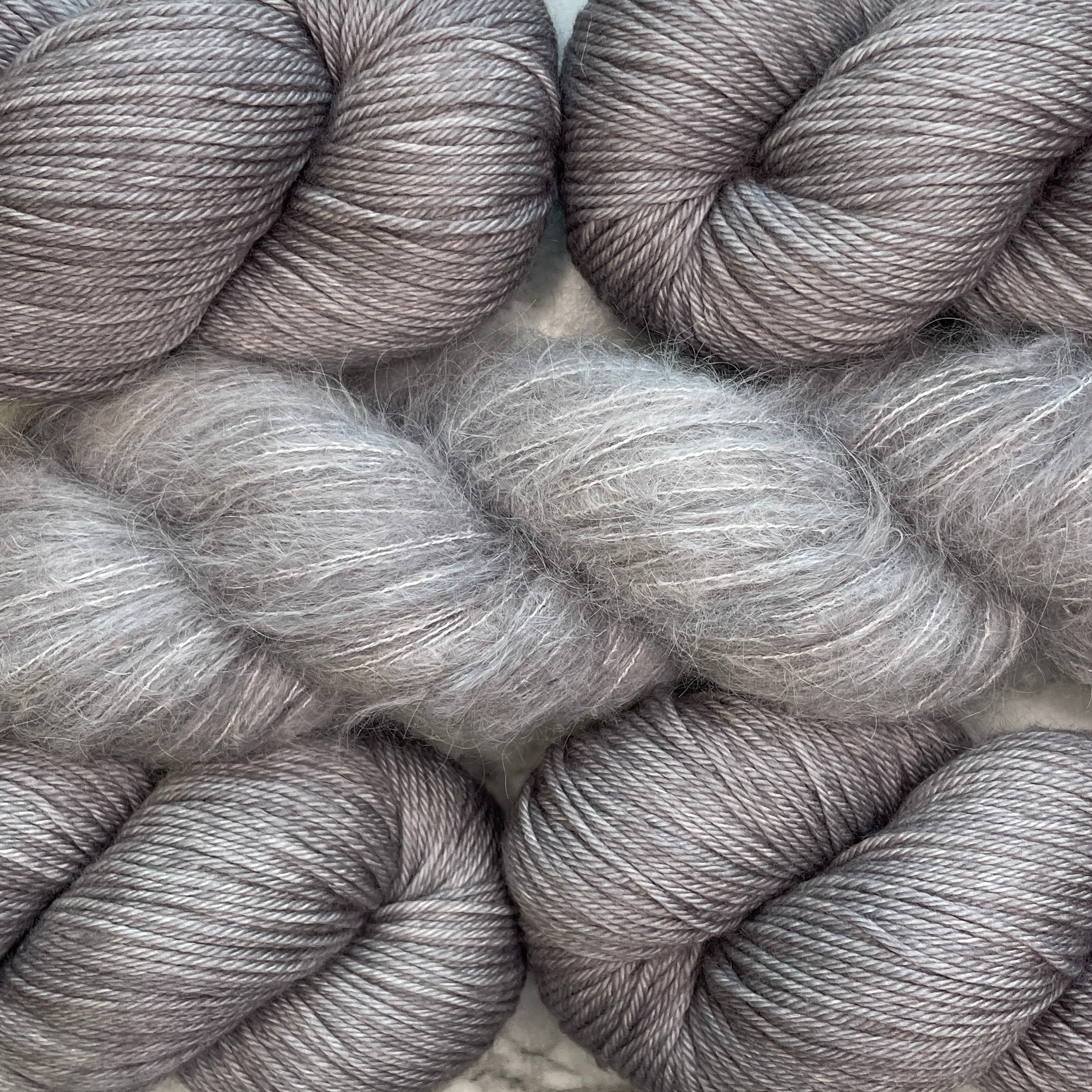 Steel, Mohair/Silk