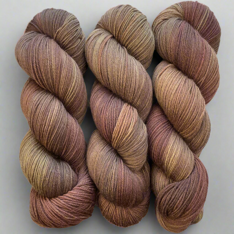 Moody Mahogany, Aussie Extra Fine Merino Fingering