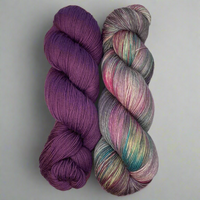 Aurora & Claret Duo, Aussie Extra Fine Fingering
