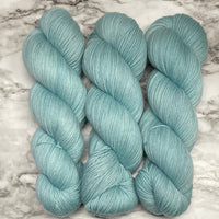 Gossamer Teal, Aussie Extra Fine Merino Fingering Or Aussie Extra Fine Sock with Nylon