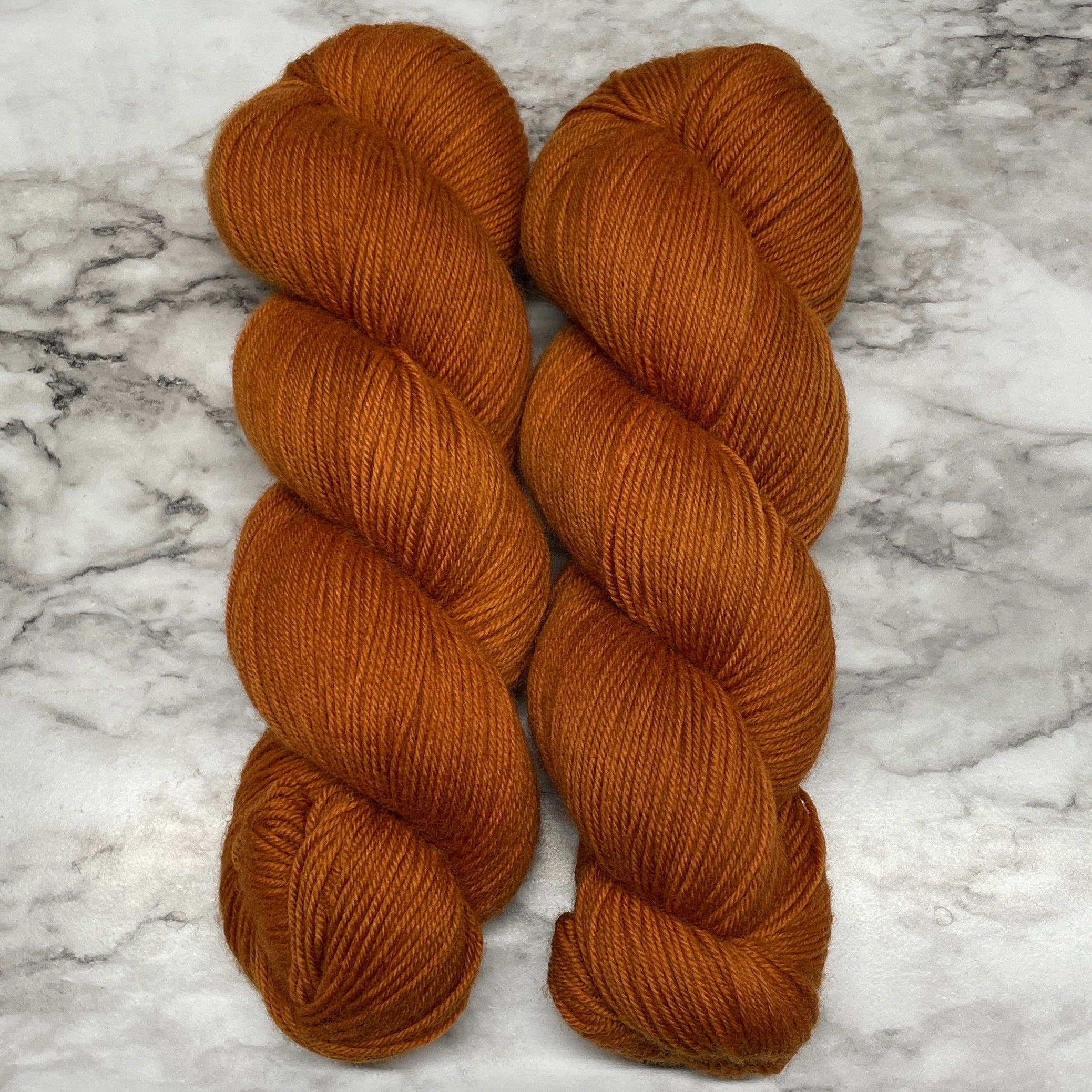Burnt Orange, Aussie Extra Fine Fingering or Aussie Extra Fine Sock with Nylon