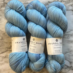 Sky Blue, Aussie Extra Fine Fingering or Aussie Extra Fine Sock with Nylon