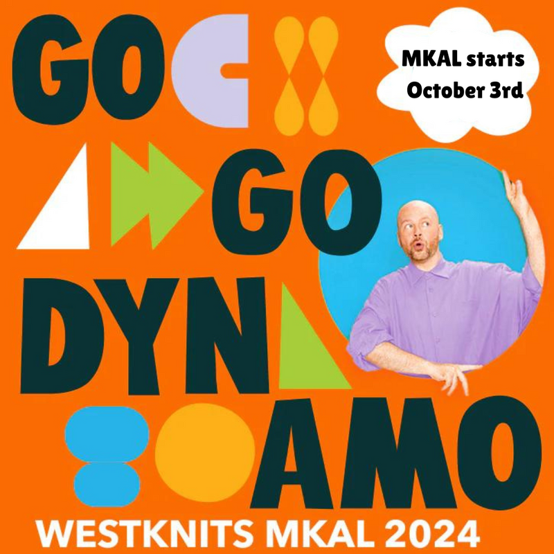 MKAL Go Go Dynamo! (by Stephen West) *PATTERN IS NOT INCLUDED* Your Choice of 2 colors