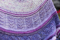Glowhair, The Hiberknitalong Winter KAL by Stephen West *PATTERN NOT INCLUDED* Gossamer Teal, Teal Zeal, The Tealiest -3 skeins of Aussie Extra Fine Fingering, 3 skeins of Superkid Mohair/Silk & 1 Wintery Stitch Marker
