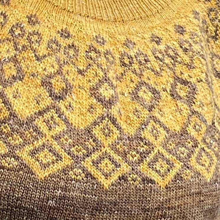 Ochre, Merino Linen Fingering Weight