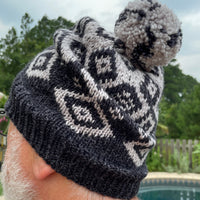 Duos for Decker Hat (a design by Joan Forgione), Multiple Color Combos, Merino Linen Aran + special stitch marker