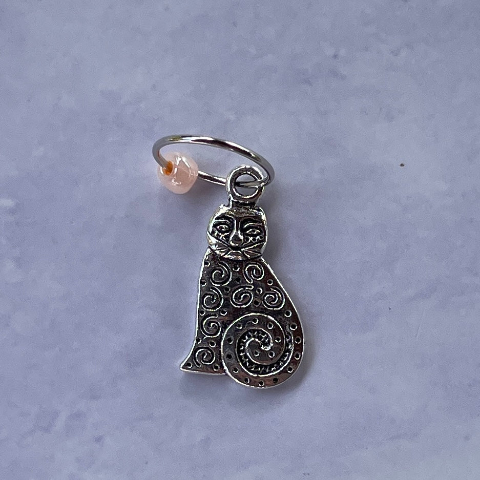 Fanciful Cat Stitch Marker