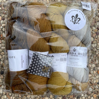 Burnished Gradient, Quartet in Aussie Extra Fine Fingering *DYED TO ORDER*