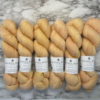 Peach Sorbet, Merino Linen Fingering Weight