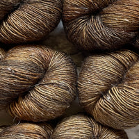 Oil Rubbed Bronze, Merino Linen Fingering Weight