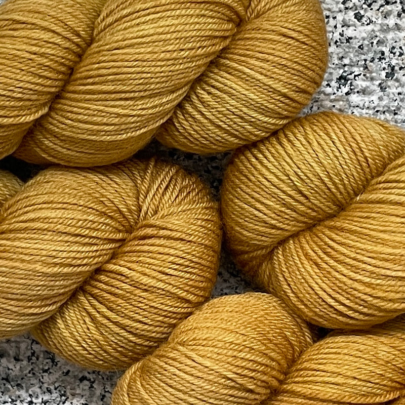 Ochre,  Aussie Extra Fine Sock with Nylon 50 (1/2 skein, 50 grams)