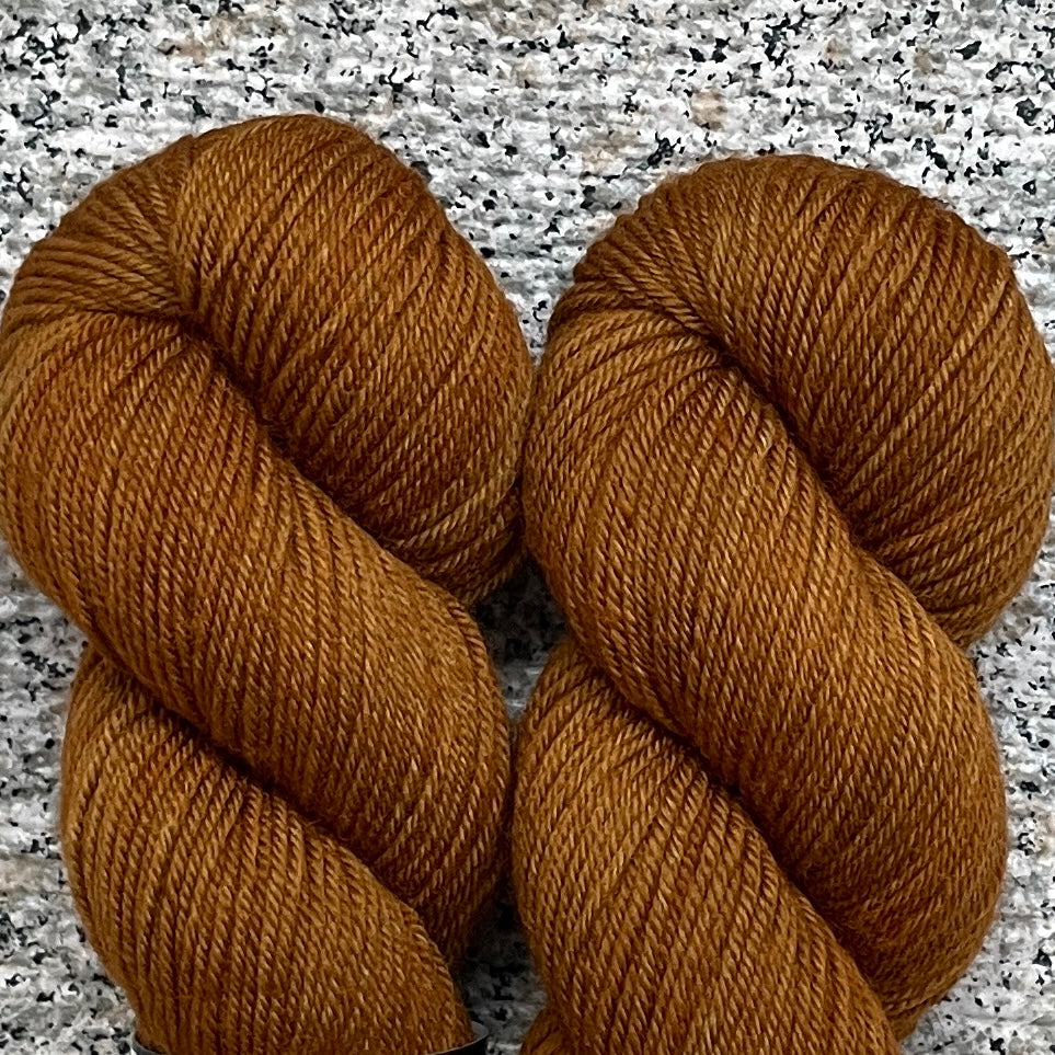 Bronze,  Aussie Extra Fine Sock with Nylon 50 (1/2 skein, 50 grams)