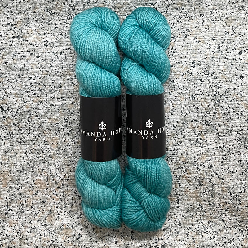 Teal Zeal, Aussie Extra Fine Sock with Nylon 50 (1/2 skein, 50 grams)
