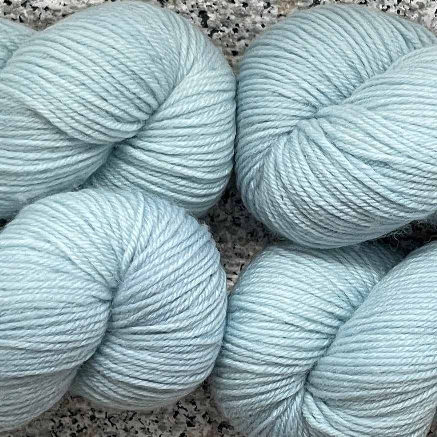 Blue Claire, Aussie Extra Fine Sock with Nylon 50 (1/2 skein, 50 grams)