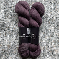 Aubergine,  Aussie Extra Fine Sock with Nylon 50 (1/2 skein, 50 grams)