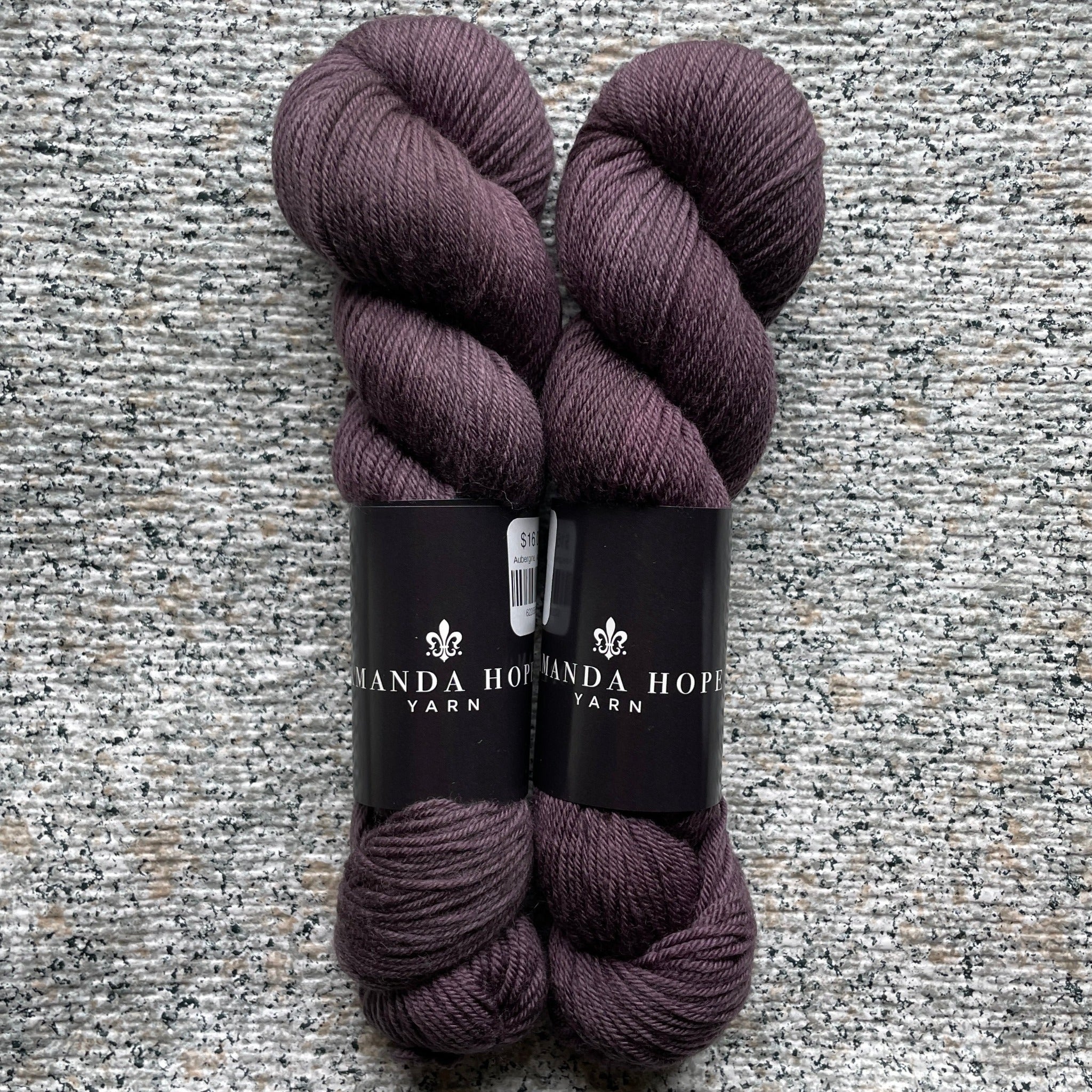 Aubergine,  Aussie Extra Fine Sock with Nylon 50 (1/2 skein, 50 grams)