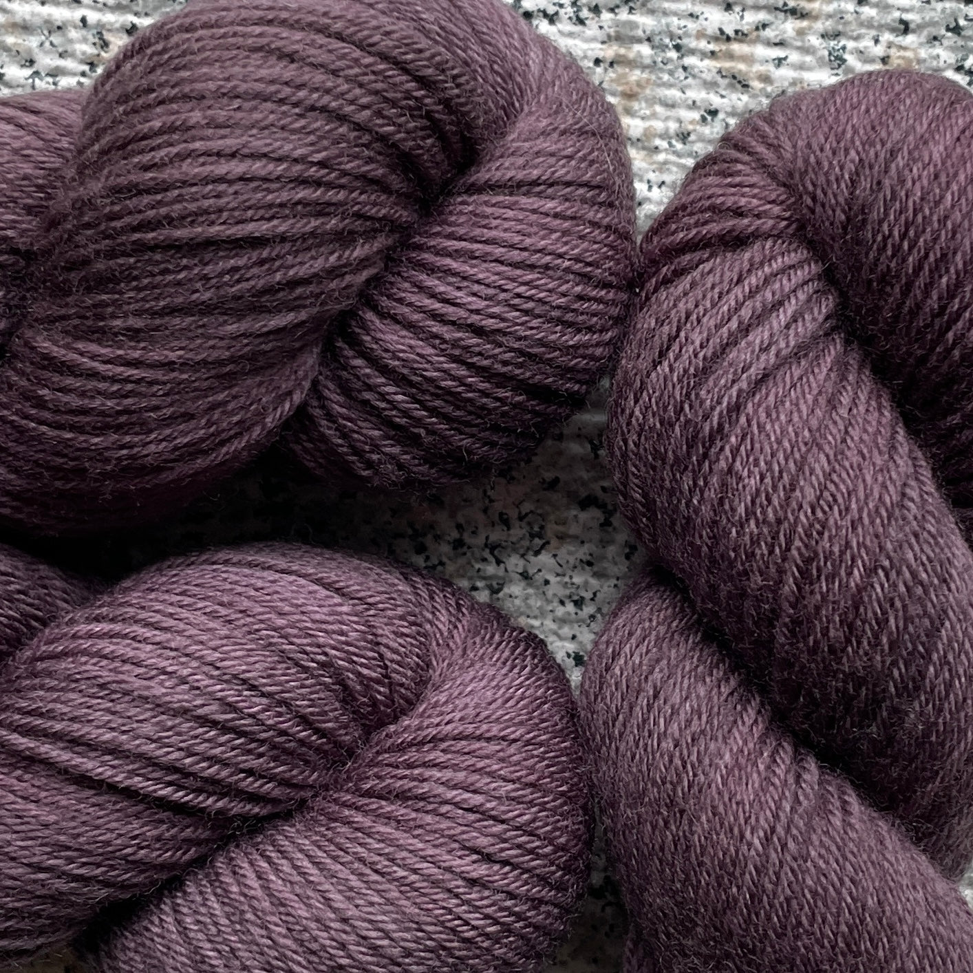 Aubergine,  Aussie Extra Fine Sock with Nylon 50 (1/2 skein, 50 grams)