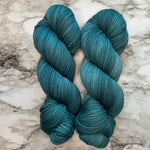 Aquamarine Blue, Aussie Extra Fine Fingering or Aussie Extra Fine Sock with Nylon