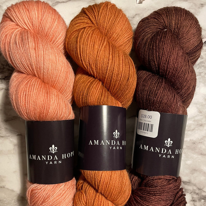 Spiced Ginger, Aussie Extra Fine Fingering or Aussie Extra Fine Sock with Nylon
