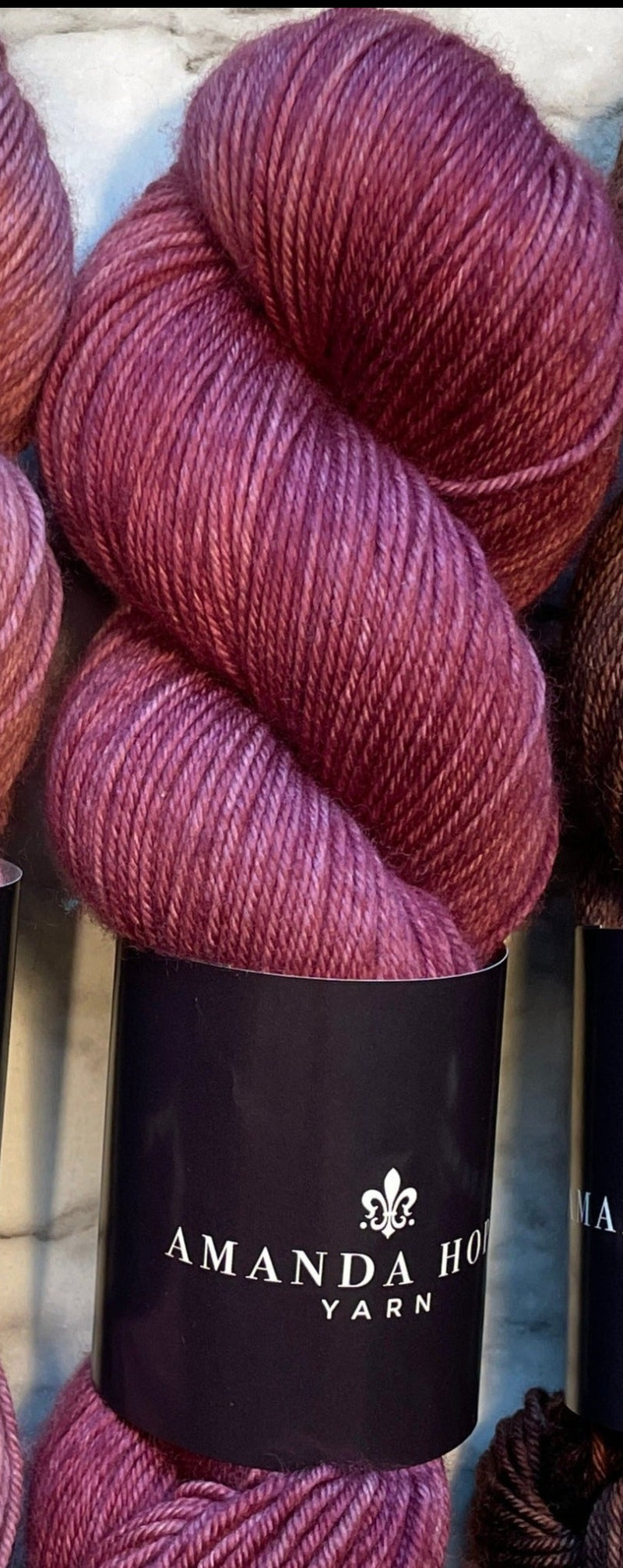 Mahogany, Aussie Extra Fine Fingering or Aussie Extra Fine Sock with Nylon