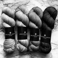 Afterglow Gradient, Quartet in Aussie Extra Fine Fingering or Aussie Extra Fine Sock with Nylon