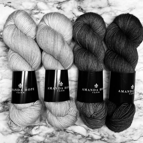 Soiree Gradient, Quartet in Aussie Extra Fine Fingering or Aussie Extra Fine Sock with Nylon