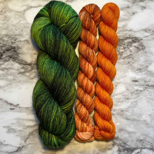 🎃Halloween🎃 Sock Set Aussie Extra Fine Sock with Nylon Set + 1 Halloweeny Stitch Marker ⚜️ FREE US SHIPPING!