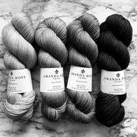 Champ de Lavande Gradient, Quartet in Aussie Extra Fine Fingering or Aussie Extra Fine Sock with Nylon