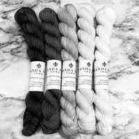 Simply Fun MKAL 5 Pack with 2 Removable Stitch Markers, Set 2404, Aussie Extra Fine Sock with Nylon