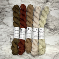 Simply Fun MKAL 5 Pack with 2 Removable Stitch Markers, Set 2406, Aussie Extra Fine Sock with Nylon