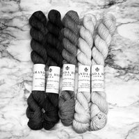 Simply Fun MKAL 5 Pack with 2 Removable Stitch Markers, Set 2406, Aussie Extra Fine Sock with Nylon