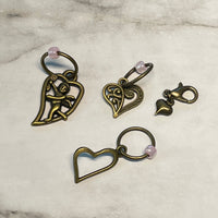 Heart Stitch Marker or Progress Keeper