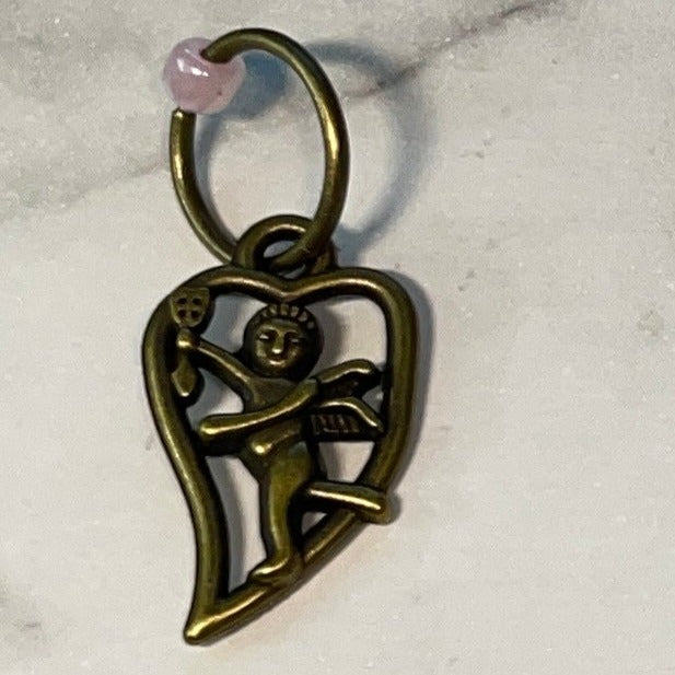 Heart Stitch Marker or Progress Keeper