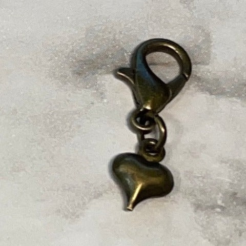 Heart Stitch Marker or Progress Keeper